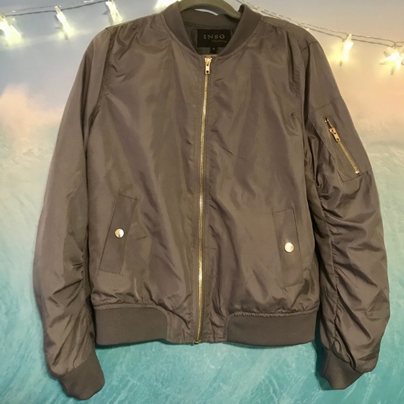 Grey bomber jacket - Picture 2 of 3